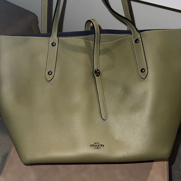 COACH Olive Green Market Tote - Picture 8 of 8
